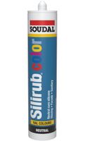 Soudal Silirub Color | Siliconenkit | Licht Ivoor Ral 1015 | 300 ml - 105827 - thumbnail