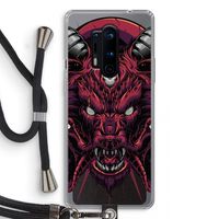 Hell Hound and Serpents: OnePlus 8 Pro Transparant Hoesje met koord