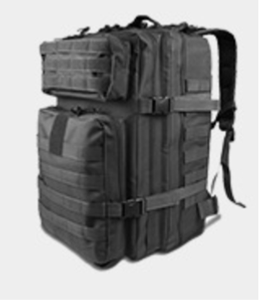 NexGen Tactical Backpack - zwart - 5 badges
