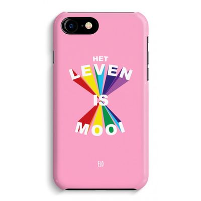 Het Leven Is Mooi: Volledig Geprint iPhone 7 Hoesje