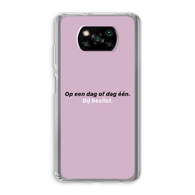 gij beslist: Xiaomi Poco X3 NFC Transparant Hoesje