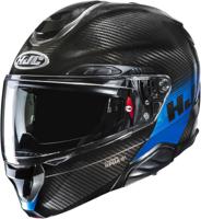 HJC RPHA-91 Carbon Elig, Systeemhelm, Zwart Blauw