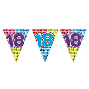 Folat BV Vlaggenlijn blocks 18 jaar, 6mtr.