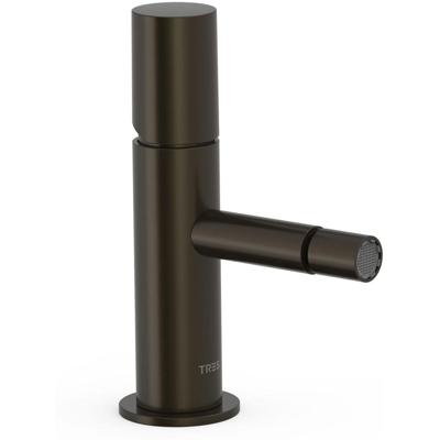 Bidetkraan Tres Study | Opbouw | Mengkraan | 1-knop | Rond | Zwart brons