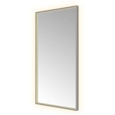 Hotbath &MORE Spiegel direct en indirect LED color changing spiegelverwarming met afstandsbediening Geborsteld gunmetal PVD SQU510BGP Hotbath &MORE Spiegel direct en indirect LED color changing spiegelverwarming met afstandsbediening Geborsteld gunmetal PVD SQU510BGP