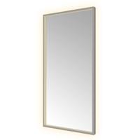 Hotbath &MORE Spiegel direct en indirect LED color changing spiegelverwarming met afstandsbediening Geborsteld gunmetal PVD SQU510BGP