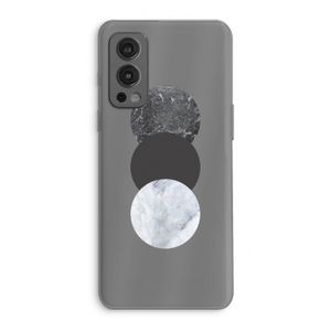 Marmeren cirkels: OnePlus Nord 2 5G Transparant Hoesje