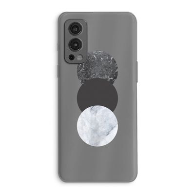 Marmeren cirkels: OnePlus Nord 2 5G Transparant Hoesje