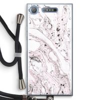 Mengelmoes: Sony Xperia XZ1 Transparant Hoesje met koord