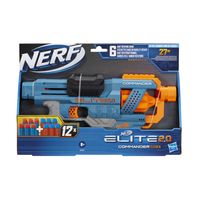 NERF speelpistool Elite 2.0 Commander RD 6 36,4 cm blauw/oranje - thumbnail