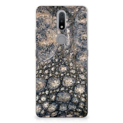 Nokia 2.4 | TPU Hoesje | Krokodillenprint