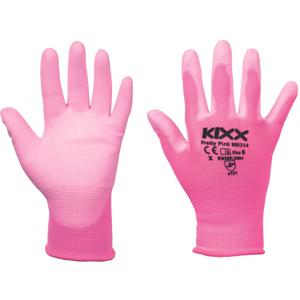 Kixx handschoen pretty pink maat 8