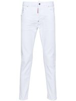 DSQUARED2 jean Skater à coupe slim - Blanc