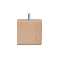 Houten meubelpoot 10 cm (M10) - thumbnail