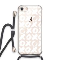 XOXO: iPhone 8 Transparant Hoesje met koord