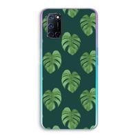 Monstera leaves: Oppo A52 Transparant Hoesje