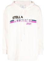 Stella McCartney hoodie Moto à logo imprimé - Tons neutres - thumbnail