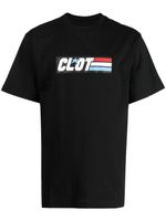 CLOT t-shirt en coton à logo imprimé - Noir