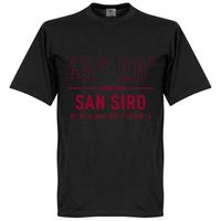 Milan San Siro Coördinaten T-Shirt