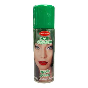 Haarspray of haarverf - kleur groen - verkleed accessoires - 125 ml - volwassenen en kinderen