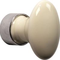 Meubelkn.pors.Ovaal 33mm MGN/ivoor