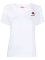 Kenzo t-shirt à logo brodé - Blanc