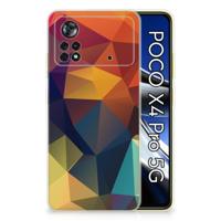 Xiaomi Poco X4 Pro 5G | TPU Hoesje | Polygon Color
