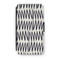 Marrakech Zigzag: iPhone XS Flip Hoesje