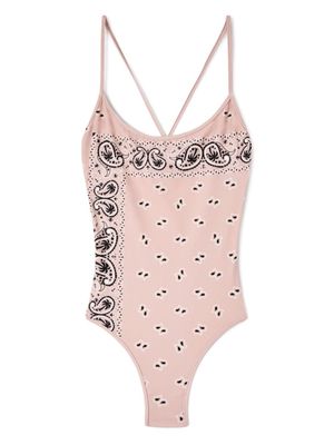 Palm Angels maillot de bain à motif cachemire - Rose