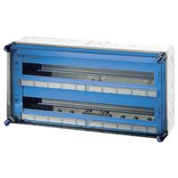 Hensel 20001038 Mi 1455 Kleine verdeelkast Opbouw (op muur) Aantal groepen: 56 Aantal rijen: 2 Inhoud: 1 stuk(s)