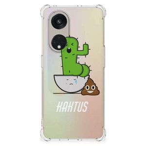 OPPO Reno8 T 5G Stevig Bumper Hoesje Cactus Poo