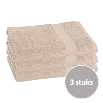 Clarysse Voordeelpakket Talis Badlaken 70x140 cm 500gram Zand 3 stuks