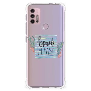 Motorola Moto G30 | G20 | G10 Stevig Bumper Hoesje Boho Beach