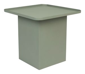 ZILT Vierkante Bijzettafel 'Michee' 44 x 44cm, kleur Groen