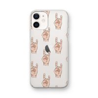 Rock: iPhone 12 mini Transparant Hoesje