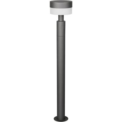 LED Tuinverlichting - Staande Buitenlamp - Trion Kenzie - 8W - Warm Wit 8000K - Antraciet - Gegoten Aluminium