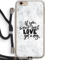 Partner in crime: iPhone 6 PLUS / 6S PLUS Transparant Hoesje met koord