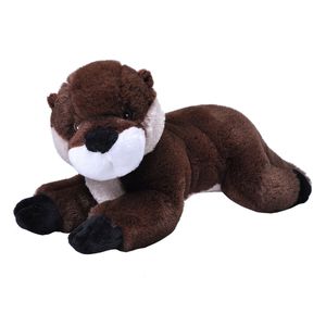 Pluche knuffel dieren Eco-kins rivier otter van 30 cm   -