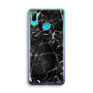 Zwart Marmer 2: Huawei P Smart (2019) Transparant Hoesje