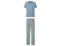 Heren pyjama (XL (56/58), Blauw) - thumbnail