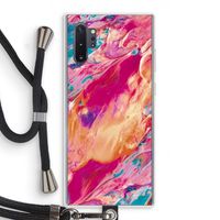 Pastel Echoes: Samsung Galaxy Note 10 Plus Transparant Hoesje met koord