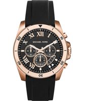 Horlogeband Michael Kors MK8436 Silicoon Zwart 24mm