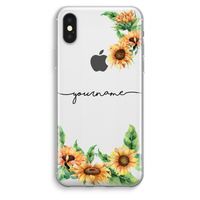 Zonnebloemen: iPhone XS Max Transparant Hoesje Zonnebloemen: iPhone XS Max Transparant Hoesje