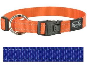 Rogz for dogs Rogz for dogs fanbelt halsband blauw