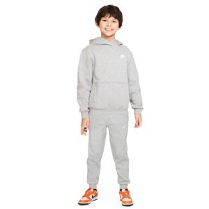 Nike Sportswear Club Fleece Hoodie Trainingspak Kids Lichtgrijs Wit