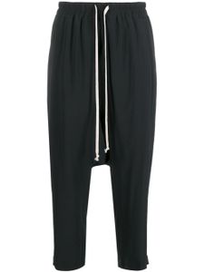 Rick Owens pantalon court à coupe sarouel - Noir