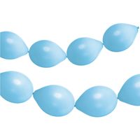 Knoopballonnen Babyblauw (3m)