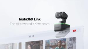 Insta360 Link 4k webcam 3840 x 2160 Pixels Zwart, Groen