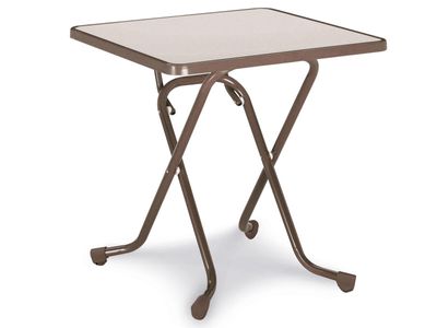 Inklapbare tuintafel PIM vierkant 67 cm bruin Inklapbare tuintafel PIM vierkant 67 cm bruin