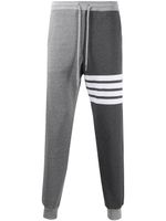 Thom Browne pantalon de jogging à détail 4 bandes signature - Gris - thumbnail